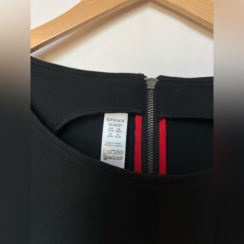 NWT Spanx Perfect Fit and Flare Dress Black 2X - Picture 4 of 15